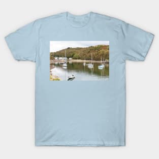 Solva harbour village, on St Brides bay, Pembrokeshire, Wales T-Shirt